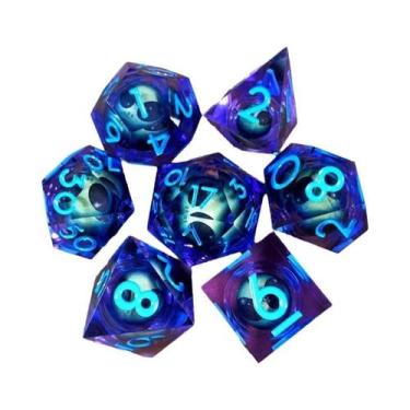 Imagem de Conjunto De Dados Punk Eye Para Dungeons & Dragons, MTG, RPG, Jogos In
