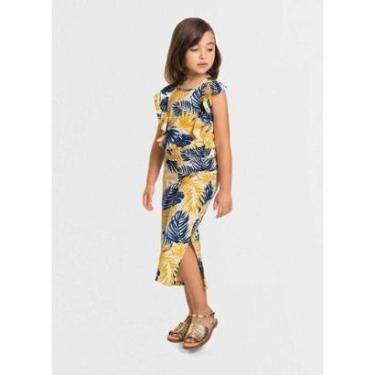 Imagem de Conjunto infantil menina folhas Mundi-Feminino
