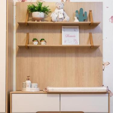 Imagem de Painel com Prateleiras em MDF com 74,8cm  Linha Tomi Quater