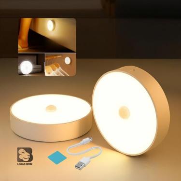 Imagem de Lâmpada Led Recarregável Sem fio com Sensor de Presença Luminária Auto