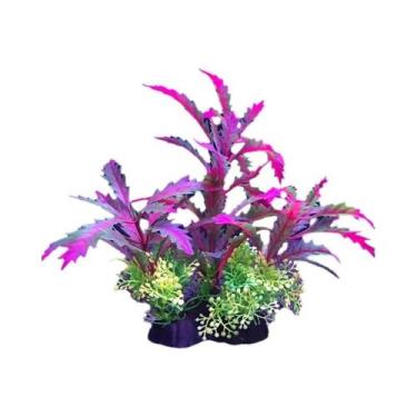 Imagem de Decoração Para Aquário: Plantas Artificiais De 14cm, 12 Tipos De Grama