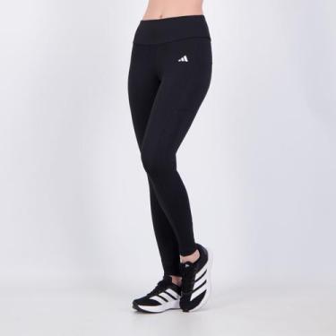 Imagem de Calça Legging Adidas OTR Base 3S Com Bolso Feminina Preta, G