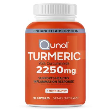 Imagem de Suplemento Qunol Curcuma Curcumina 2250Mg Com Pimenta Preta 90-Unissex