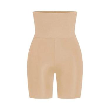 Imagem de Calças De Compressão De Cintura Alta Com Elástico, Modeladoras E Confo