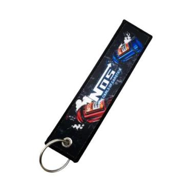 Imagem de Chaveiro JDM Racing Hokkaido Waves Bordado Em Nylon Para Moto E Carro 