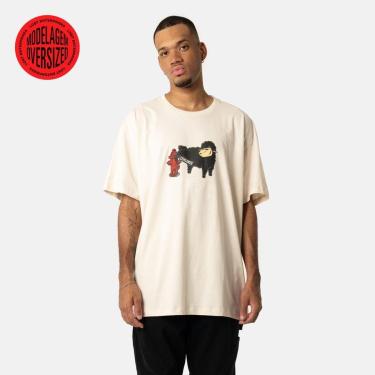 Imagem de Camiseta Lost Censored Oversized SM26 Masculina-Masculino