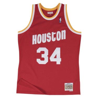 Imagem de Regata Mitchell & Ness Swingman Jersey Houston Rockets Road 1993-94 Hakeem Olajuwon Mas...