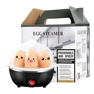 Imagem de Cozedor De Ovos Elétrico Vapor Multifuncional Egg Cooker 110 - Meta e-