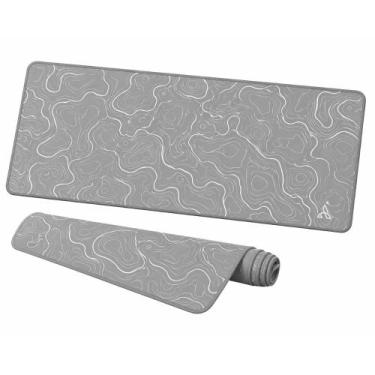 Imagem de Mouse Pad Gamer Extended CM02 900x400 Cinza Abstrato - ATWE ELETRÔNICO