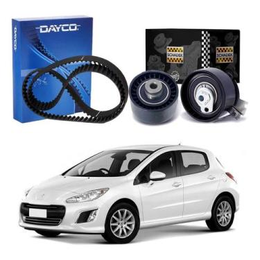 Imagem de Kit Correia Dentada Tensor Peugeot 308 1.6 2012 A 2019 - Dayco