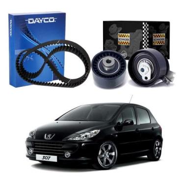 Imagem de Kit Correia Dentada Tensor 307 Sedan 1.6 16v 2007 A 2012 - Dayco