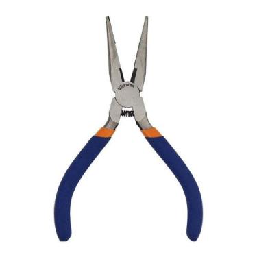 Imagem de Alicate Mini Bico Meia Cana 5 para Serviços Elétricos Azul Western