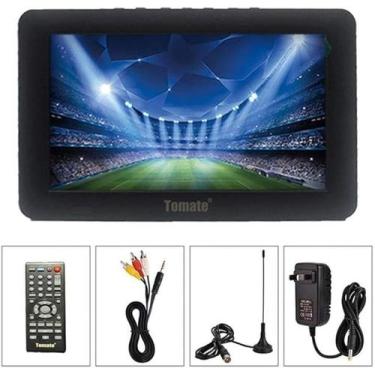 Imagem de Tela Portatil Tv Digital Hdtv Monitor 9 polegadas Carro Casa Tomate MT