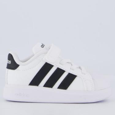 Imagem de Tênis Adidas Streettalk Branco e Preto Infantil, 19
