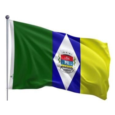 Imagem de Bandeira do Município de Itaguaí Dupla Face Estampada Tamanho 70x100cm