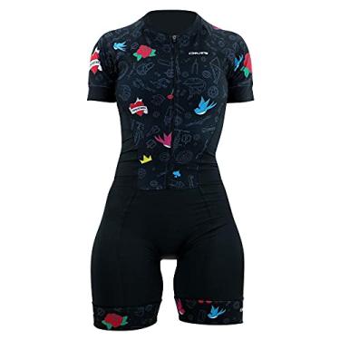 Imagem de Macaquinho Ciclismo Hupi Tattoo Manga Curta