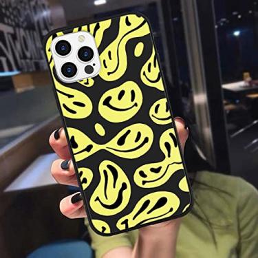 Imagem de Capa divertida em preto sorridente para Xiaomi para Redmi Note 8 10 9 Pro 10S 9S 9T 8T 7 6 Redmi 9A 9C 8A 7A 6A POCO X3 Estojos NFC Pro F3 M3, XIAOL, A020, para Redmi 9T