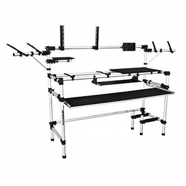 Imagem de Suporte Titanium Racks RS345 Para Teclados Até 7 Oitavas, Mixer, Notebook, Monitores de Referência e Periféricos