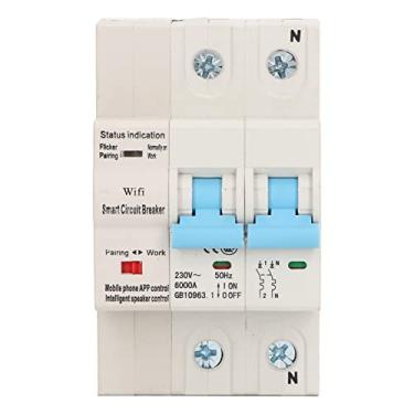 Imagem de Interruptor Disjuntor Tipo Trilho DIN 2P Com Função de Atraso de Temporização Proteção contra Vazamento AC230V (32A)
