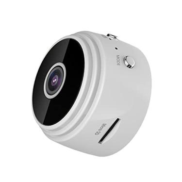 Imagem de Qudai 1080p wi-fi mini câmera filmadora filmadora 150 ° amplo ângulo infravermelho visão noturna detecção de movimento 128 GB de memória estendida bateria 240mAh para monitoramento de animais bebês BD