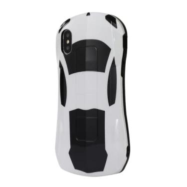Imagem de BELTBE Capa de telefone personalizada para iPhone 14 Pro Max em forma de carro esportivo resistente a arranhões e quedas para iPhone 11 12 13 Pro Max Mini XR XS 14 Plus SE 7 8 Capa macia (branca, iPhone 14 Plus)