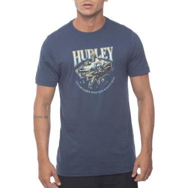 Imagem de Camiseta Hurley Celant Sm23 Masculina Azul Marinho