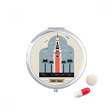 Imagem de Porta-comprimidos, caixa de armazenamento de remédios de Hong Kong para torre do relógio
