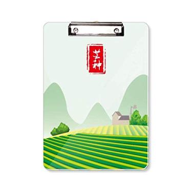 Imagem de Placa de suporte de pasta circular de grão no ouvido Vinte e quatro termos a energia solar A4