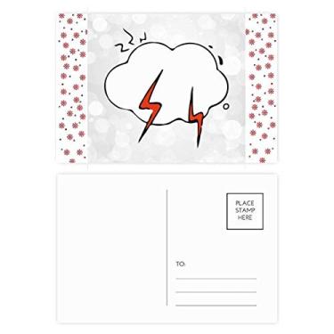 Imagem de Estampa de ilustração em nuvem meteorológica, Natal, Natal, celebração, cartão postal Blessing Mailing Card