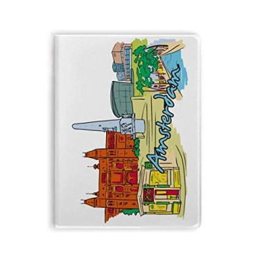 Imagem de Netherlands Armsterdam Caderno de aquarela capa macia Diário