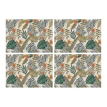 Imagem de Jogo Americano Scrub 6 Peças 30x40 Base Emborrachada