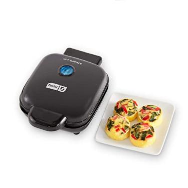Imagem de Dash DBBM450GBBK08 Máquina Deluxe Sous Vide com moldes de silicone para sanduíches de café da manhã, lanches ou sobremesas saudáveis, (1 grande, 4 mini), preto