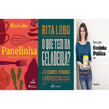 Imagem de Kit 3 Livros Rita Lobo Panelinha Geladeira Cozinha Pratica
