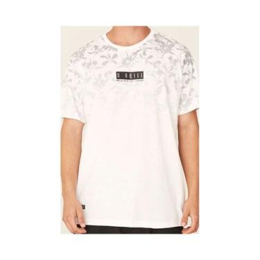 Imagem de Camiseta Básica Masculina Estampada Branca 7133A - O'neill