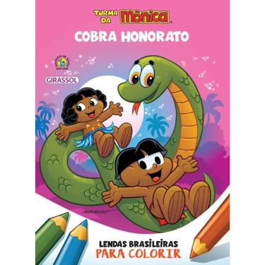Imagem de Turma Da Monica - Lendas Brasileiras Para Colorir: Cobra Honorato