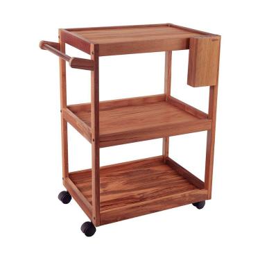 Imagem de Carrinho para Churrasco Tramontina 13611920 Madeira Natural