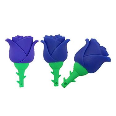 Imagem de Pen Drive USB 8GB Rose Model USB 3.0 Pen Drive USB Drive Memory Stick U Disk Flash Disk (azul)