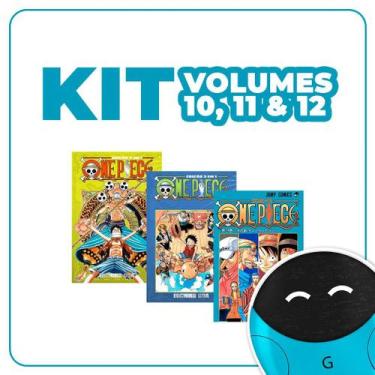 One Piece Mangá KIT Vol. 1 Ao 3 - Nova Encadernação Clássica, Capa