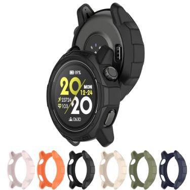 Imagem de LOKEKE Capa protetora compatível com Coros Pace 3, capa protetora de TPU compatível com Coros Pace 3 (TPU preto)