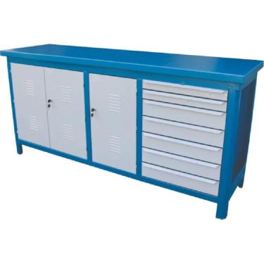 Imagem de Bancada Fechada com 7 Gavetas 190x55x86cm 207AF FERCAR