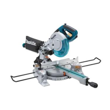 Imagem de Serra de Esquadria Industrial 1400w Chave Coletor de Pó Esquadro Morsa Disco Ls0815fl 127v Makita