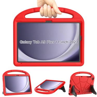 Imagem de Lainergie Capa infantil para Samsung Galaxy Tab A9 Plus 11 polegadas 2023 (modelo adequado: SM-X210/X216/X218), capa leve à prova de choque para crianças com suporte para tablet Samsung Galaxy A9+
