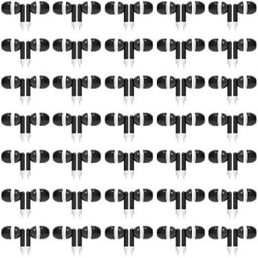 Imagem de Fones de ouvido s Embalados individualmente Pacote com 100 para iPhone, Android, MP3 Player - Preto