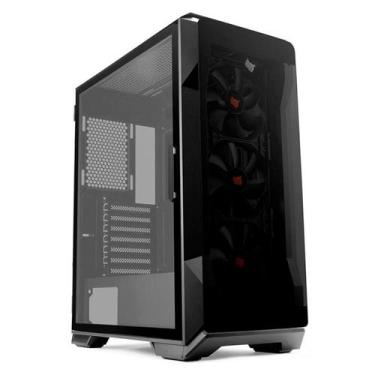 Imagem de Gabinete Gamer Pichau Pouter 3 Lateral De Vidro Preto, Pg-P03-Bk