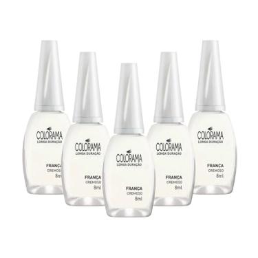 Imagem de Kit Esmalte Colorama Cremoso Franca (5 unidades)
