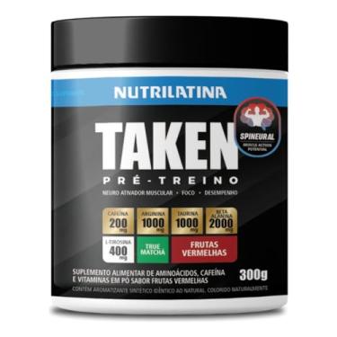Imagem de Nutrilatina, Pré-Treino Taken Frutas Vermelhas 300g | Nutrilatina