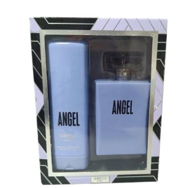Imagem de Kit Perfume e Hidratante Corporal Angel, Isabelle La Belle, 100ml Eau de Toilette, 200ml Hidratante, Fixação 8 Horas, Feminino e Masculino