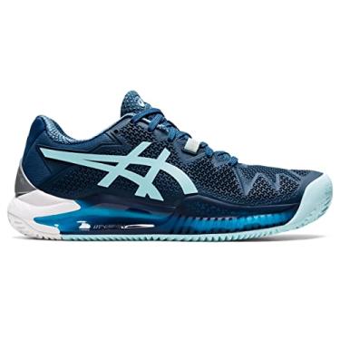 Imagem de ASICS Tênis feminino Gel-Resolution 8 Clay, Índigo claro/azul claro, 10