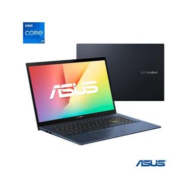 Imagem de Notebook VivoBook Asus, Intel Core i7-1165G7, 16GB,512GB SSD,Placa Intel Iris Xe, Tela 15,6", W11, Black- X513EA-EJ