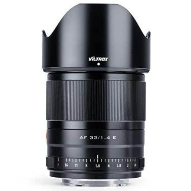 Imagem de VILTROX Lente 33 mm f/1.4 F1.4 para montagem tipo E da Sony, Lente de montagem tipo E com foco automático no formato APS-C para Sony a7 iv a6500 a7s iii a7r iv a7r iii